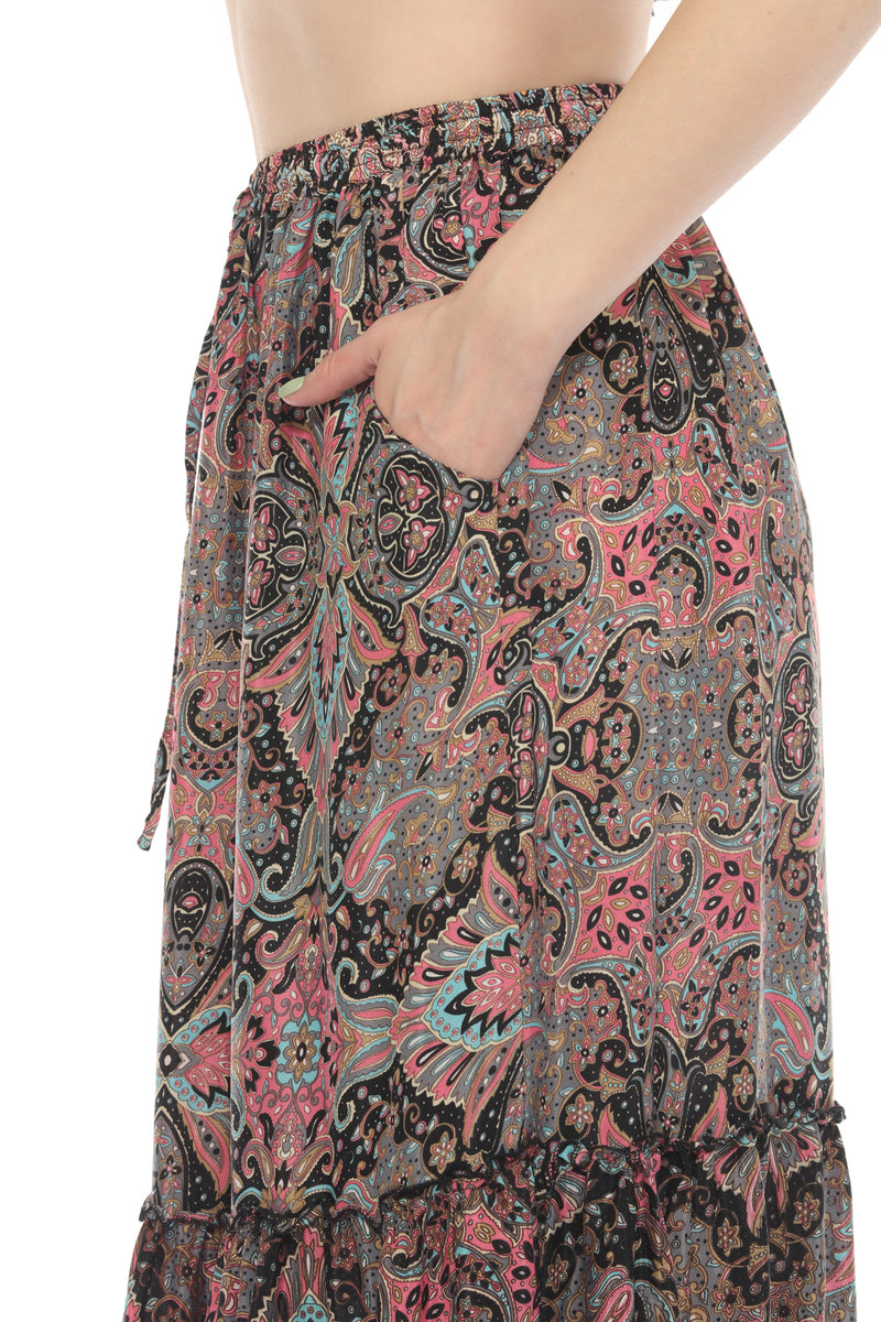 Romantic Tiered Maxi Skirt