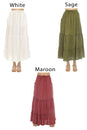 Load image into Gallery viewer, Homespun Tiered Maxi Skirt
