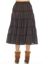 Load image into Gallery viewer, Twirl 5 Tiered Midi Skirt
