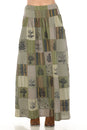 Load image into Gallery viewer, Maxi Patchwork Skirt
