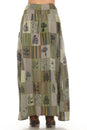 Load image into Gallery viewer, Maxi Patchwork Skirt
