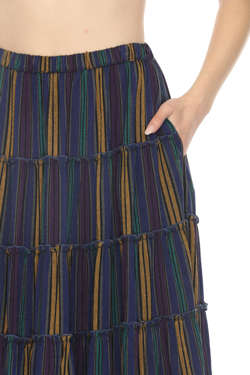 Stipe Ultra Maxi Skirt