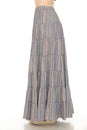 Load image into Gallery viewer, Stipe Ultra Maxi Skirt
