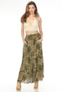 Load image into Gallery viewer, Boho Patchwork Tiered Maxi Skirt
