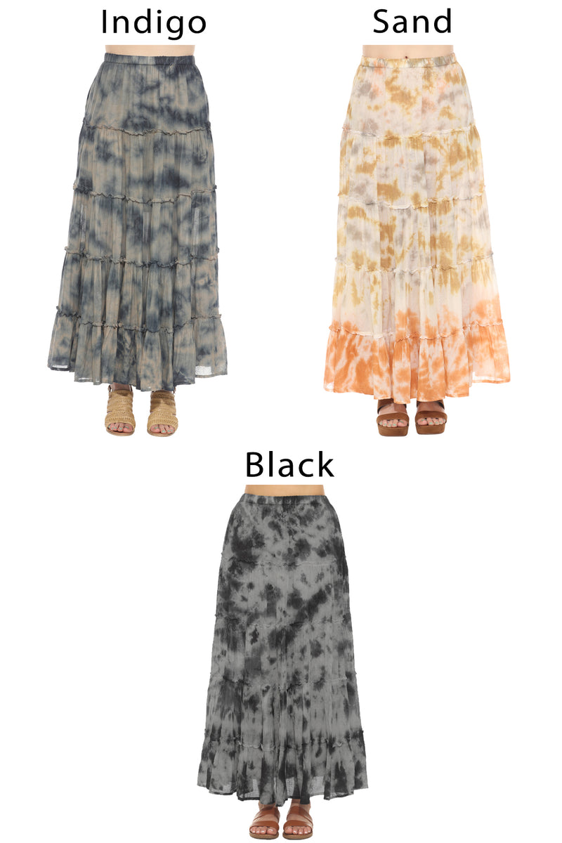 Tiedye Gauze Skirt
