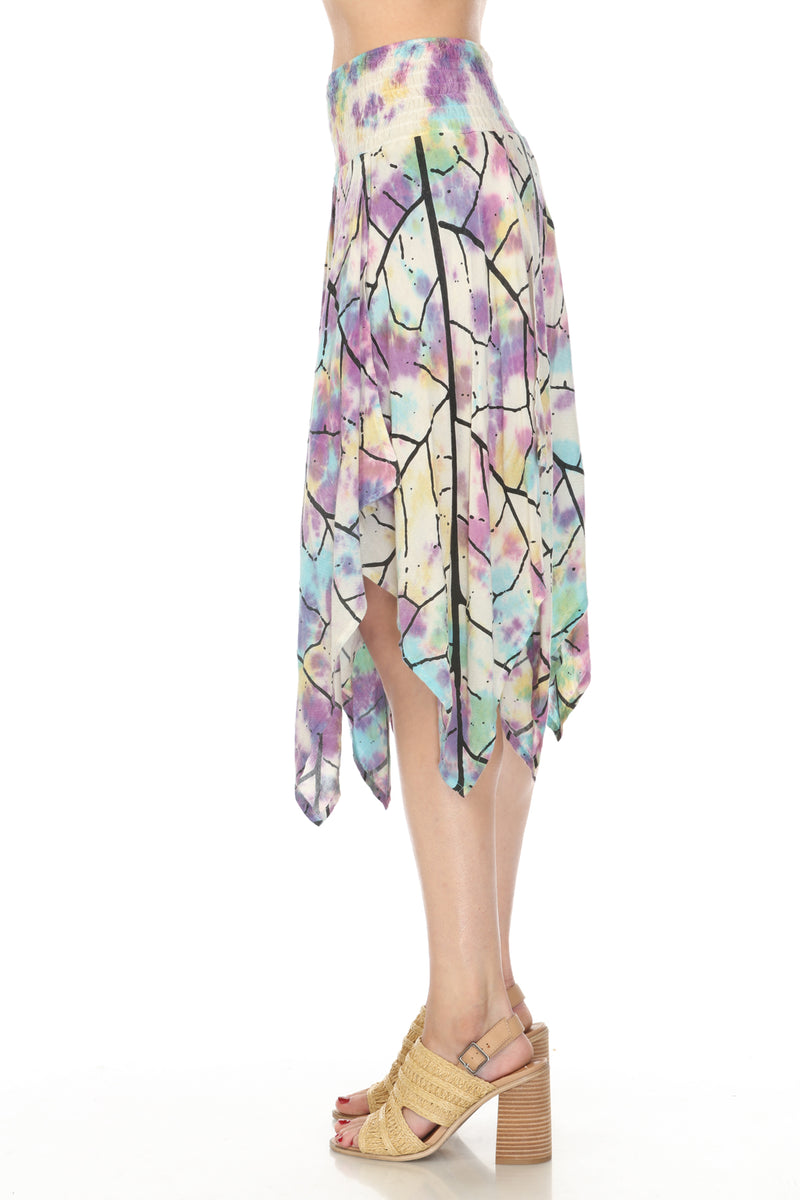 Tiedye Leaf Fairy Skirt