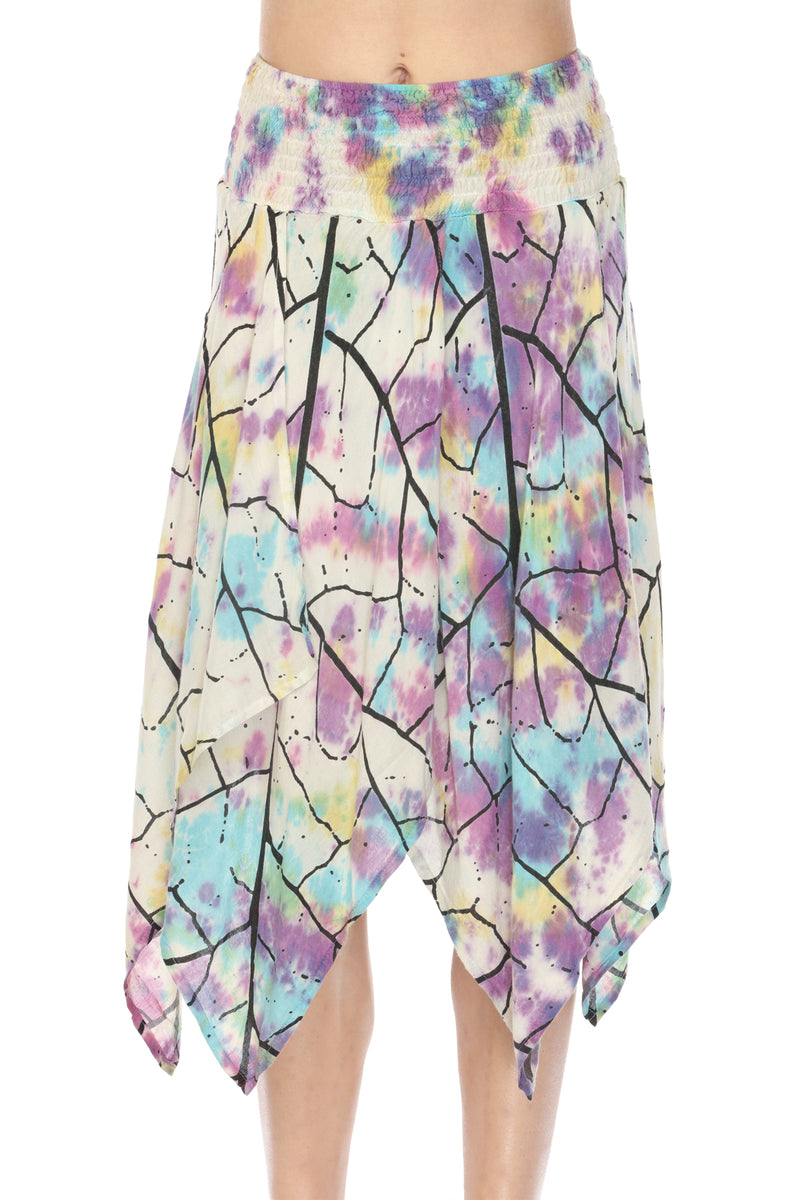 Tiedye Leaf Fairy Skirt
