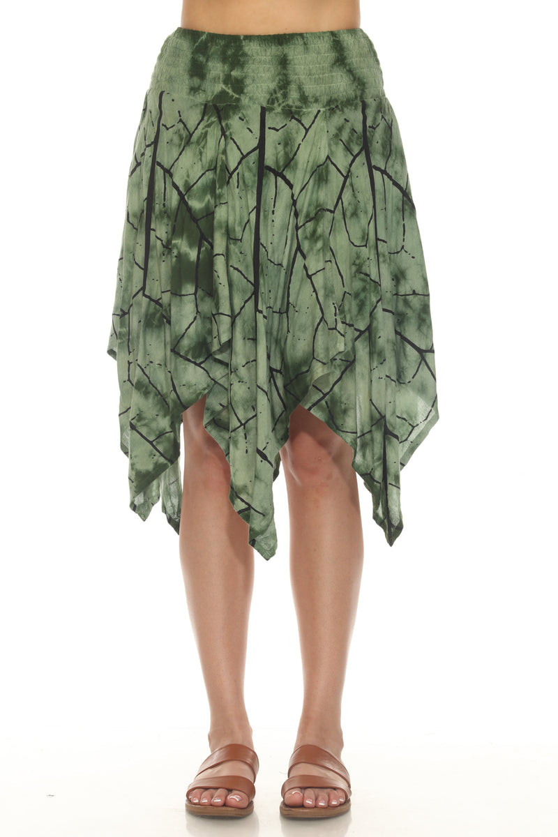 Tiedye Leaf Fairy Skirt