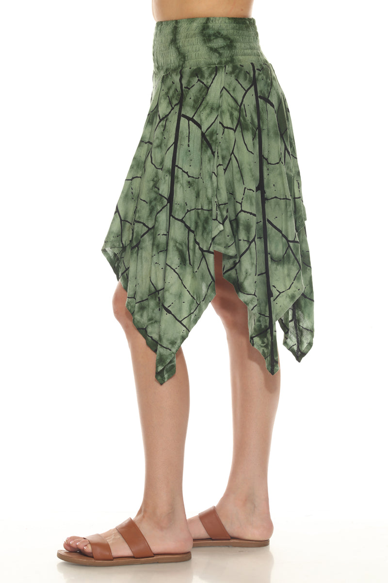 Tiedye Leaf Fairy Skirt