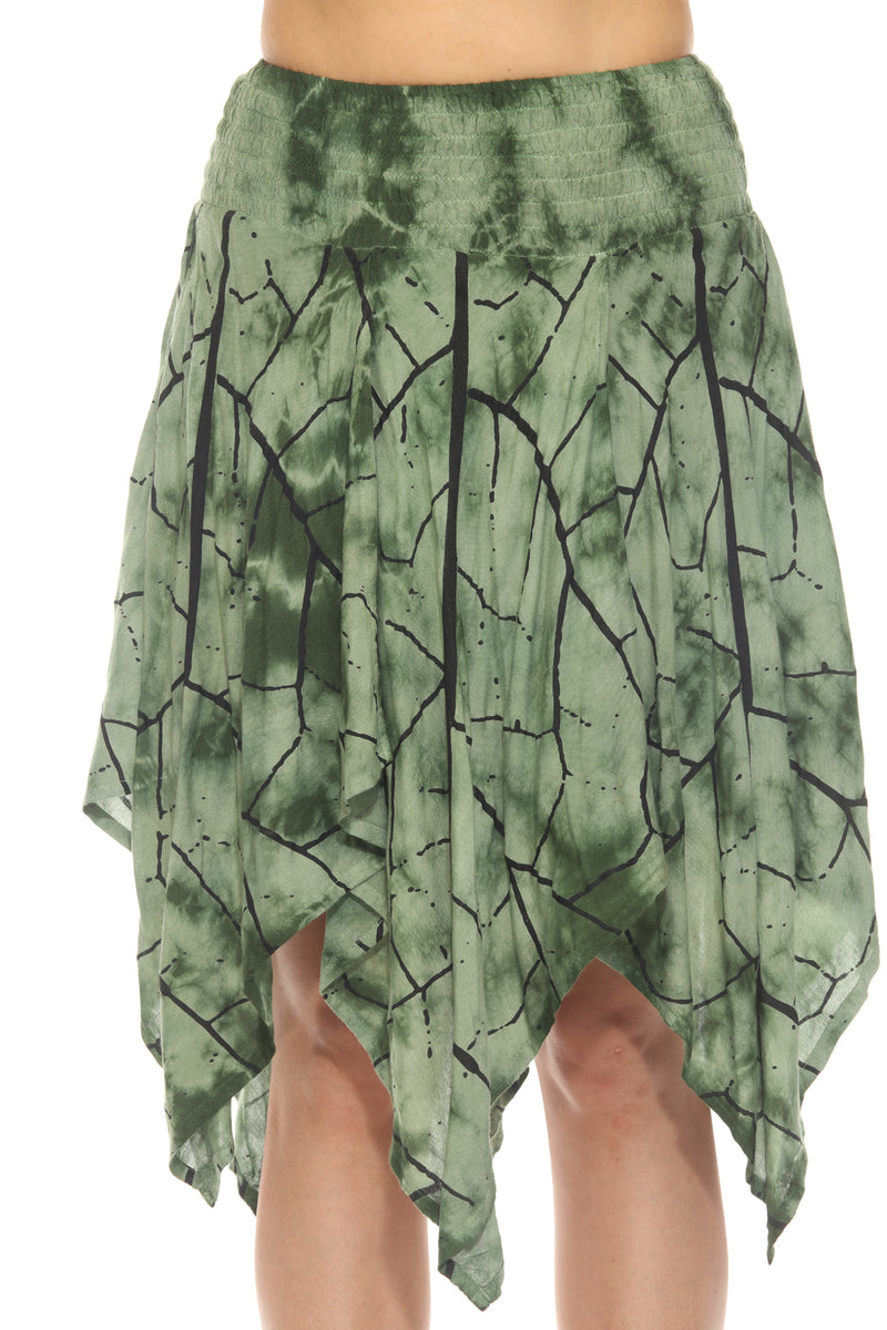 Tiedye Leaf Fairy Skirt