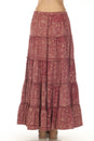 Load image into Gallery viewer, Bandana Tiered Maxi Skirt
