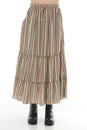 Load image into Gallery viewer, Rasta Tiered Maxi Skirt

