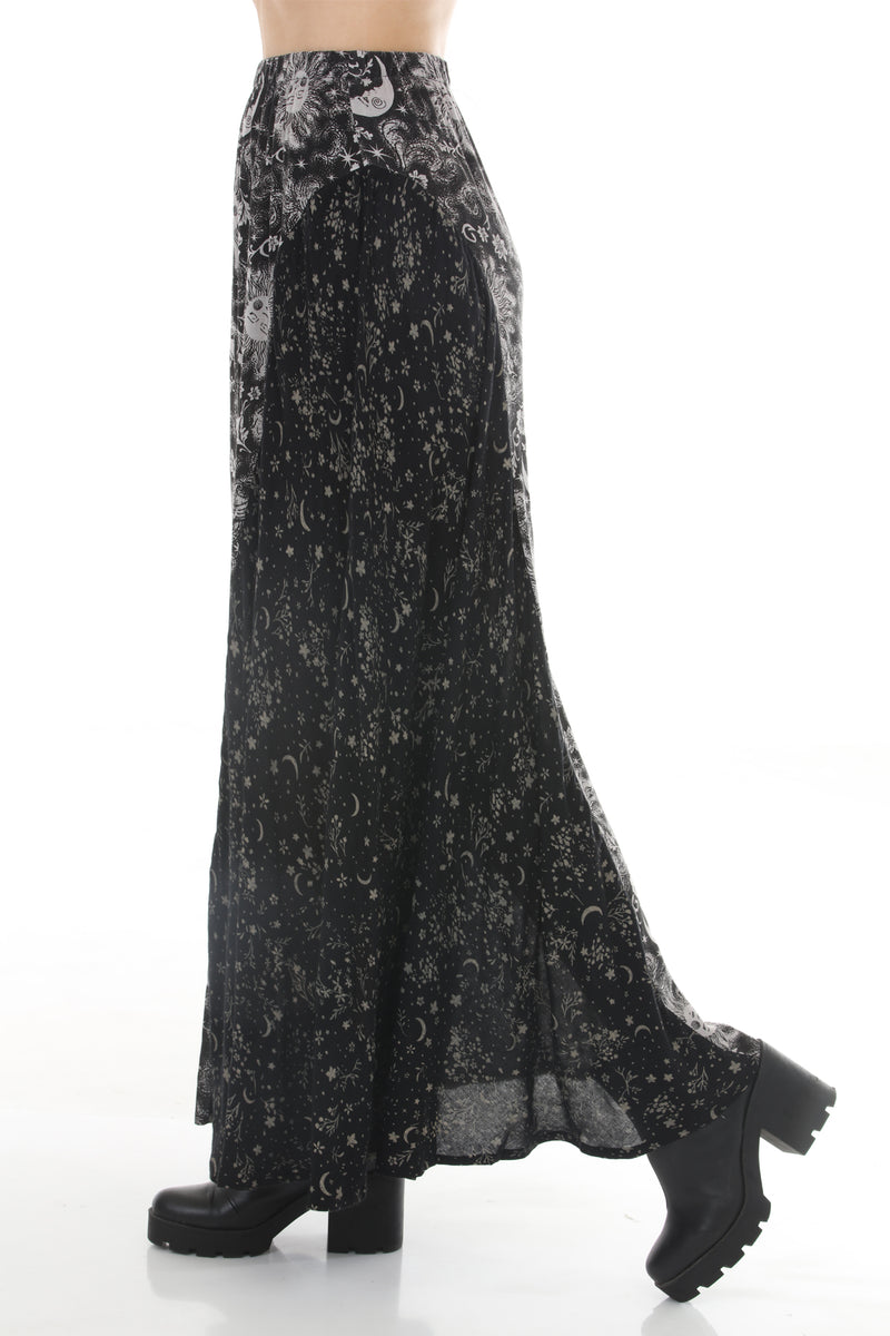 Romantick Celestial Flowy Maxi Skirt