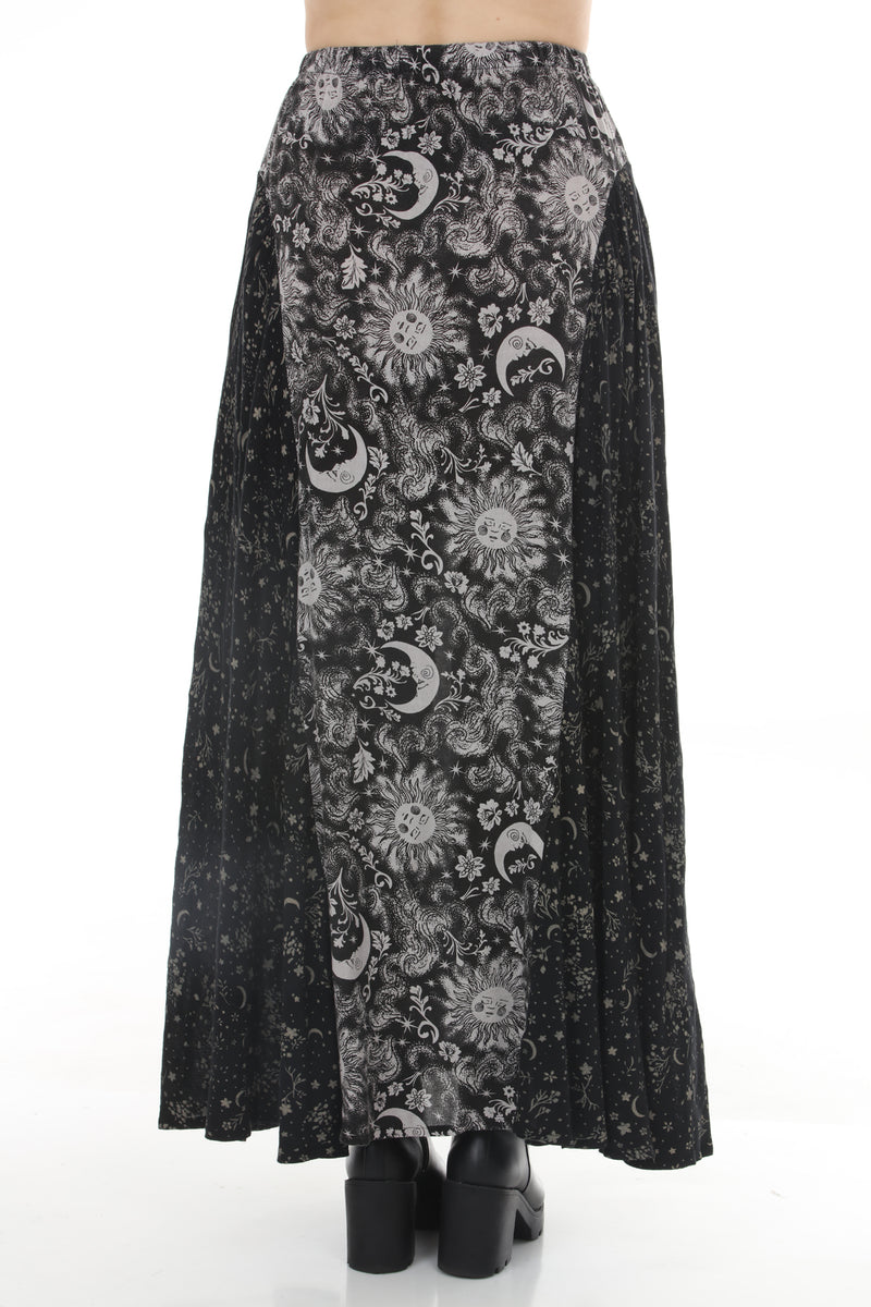 Romantick Celestial Flowy Maxi Skirt