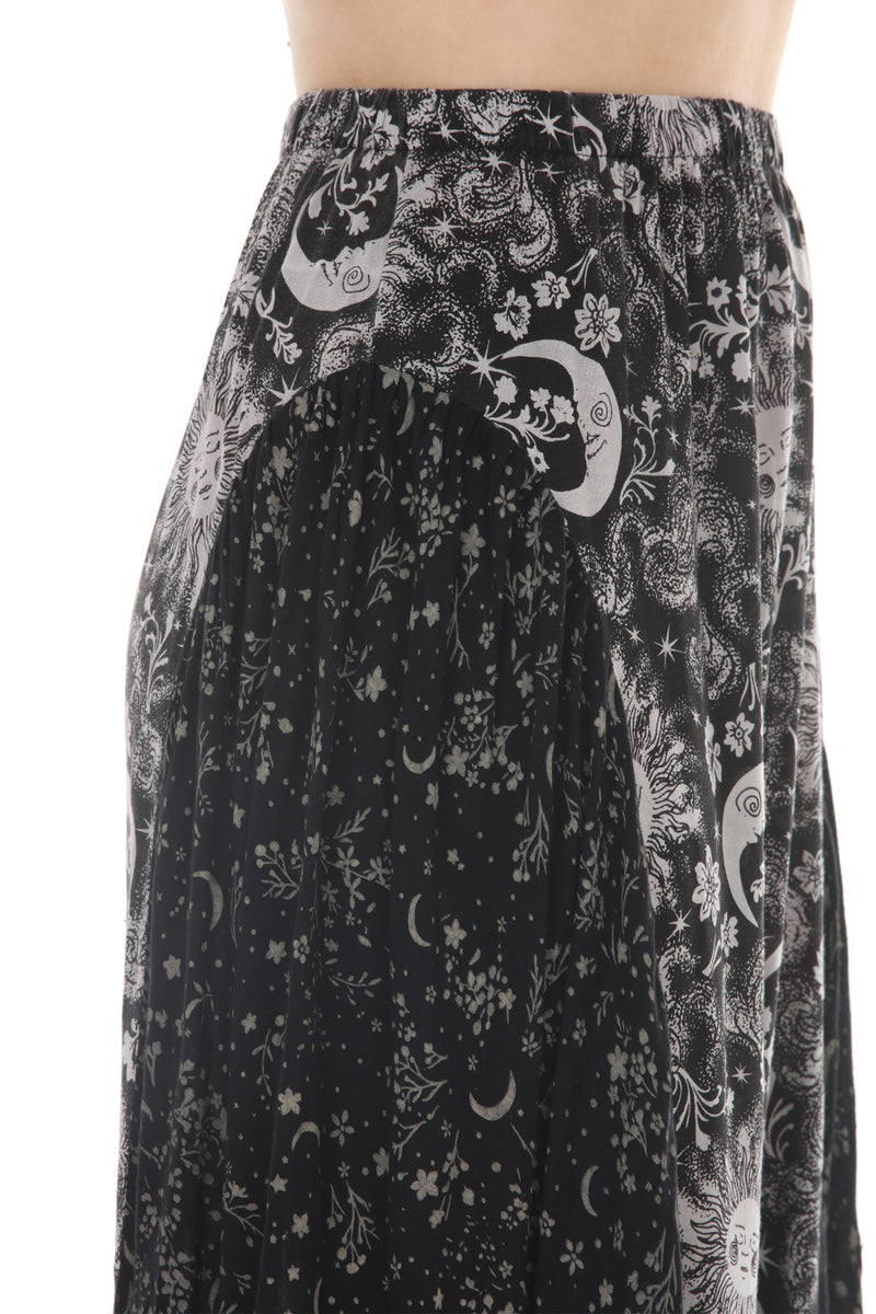 Romantick Celestial Flowy Maxi Skirt