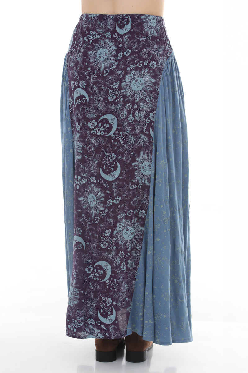 Romantick Celestial Flowy Maxi Skirt