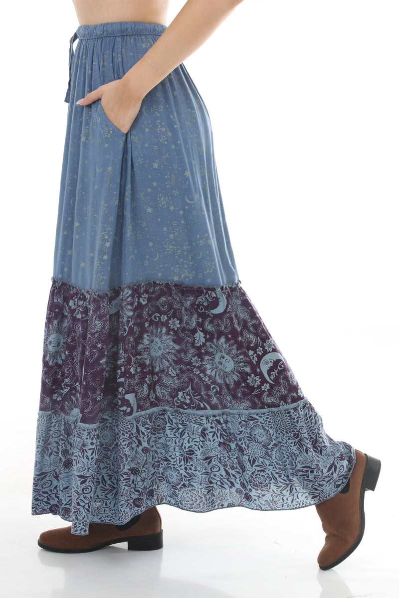 Romantick Celestial Tiered Skirt