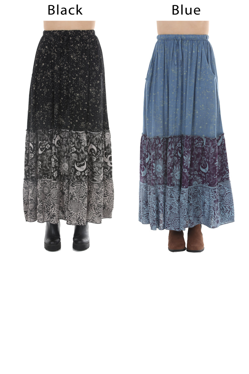 Romantick Celestial Tiered Skirt