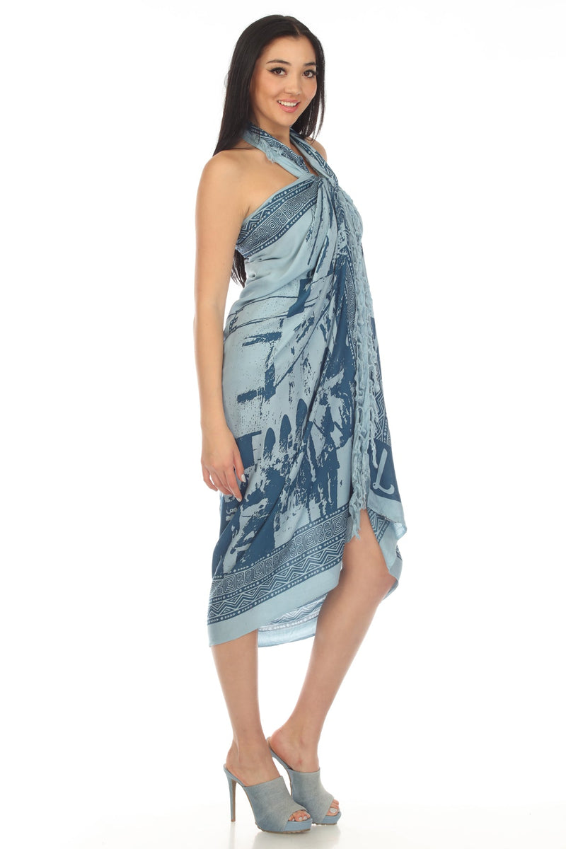 Venice's Bohemian Spirit Multiway Beach Pool Wrap Cover Up Sarong