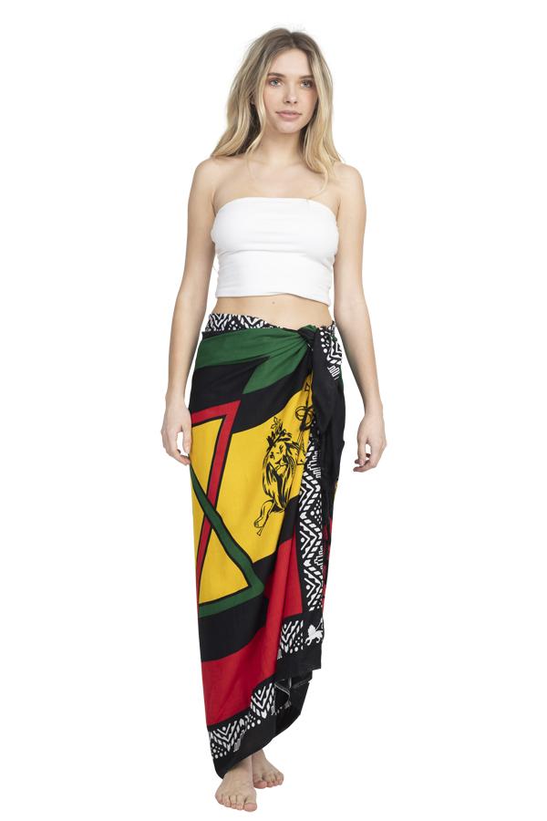 Rasta Star Lions Sarong