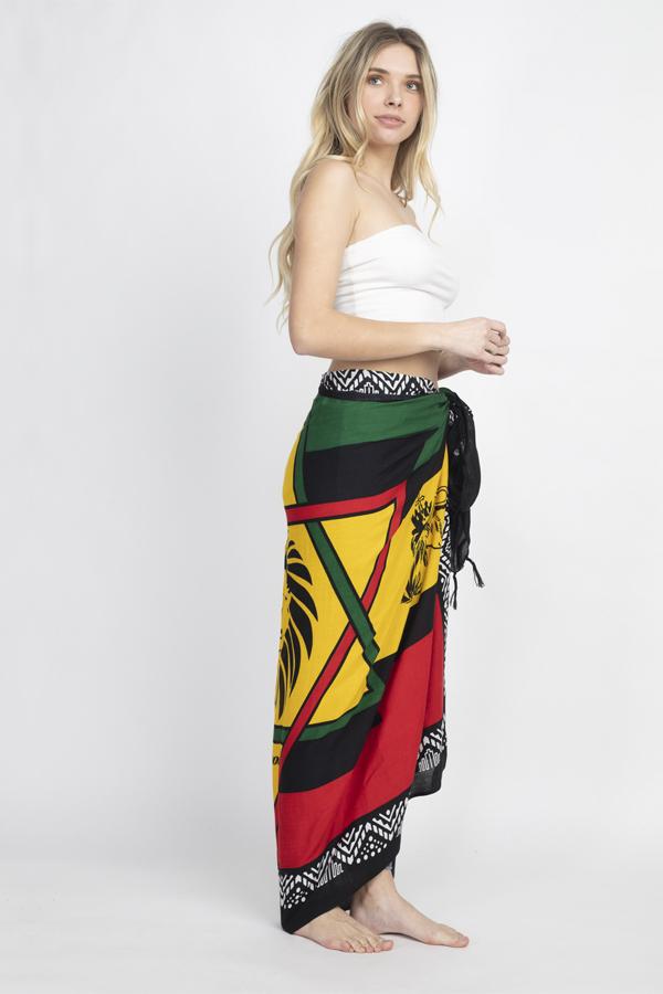 Rasta Star Lions Sarong