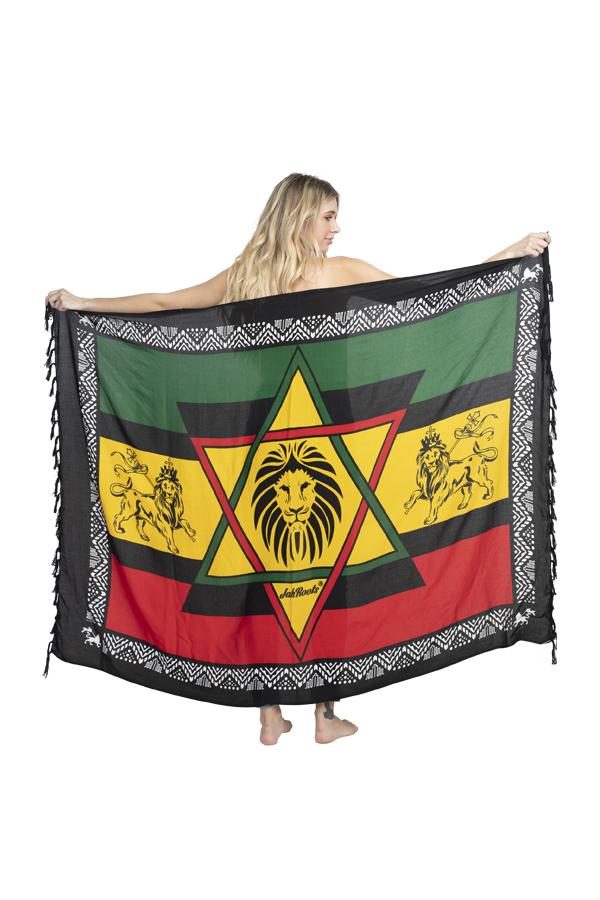 Rasta Star Lions Sarong