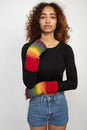 Load image into Gallery viewer, Blurred Lines Knit Armwarmer
