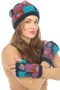 Load image into Gallery viewer, Knit Patachwork Cotttagecore Armwarmer
