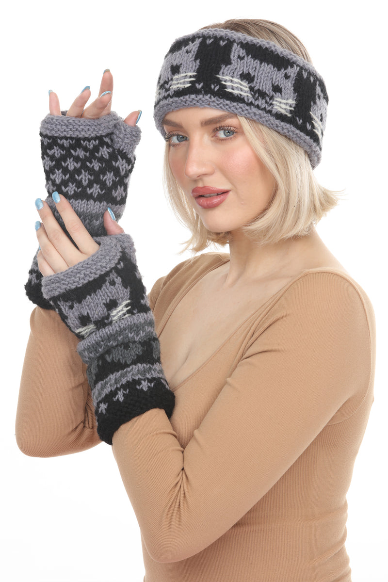 Kitty Knit Armwarmer