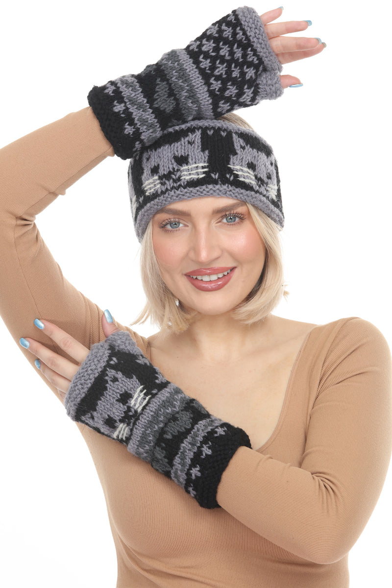 Kitty Knit Armwarmer
