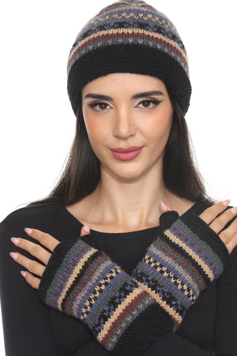Cozy Striped Boho Armwarmer