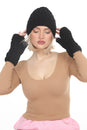 Load image into Gallery viewer, Cable Ribbed Wool Armwarmers
