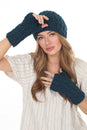 Load image into Gallery viewer, Cable Ribbed Wool Armwarmers
