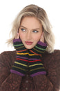 Load image into Gallery viewer, Sediment Rainbow Armwarmers
