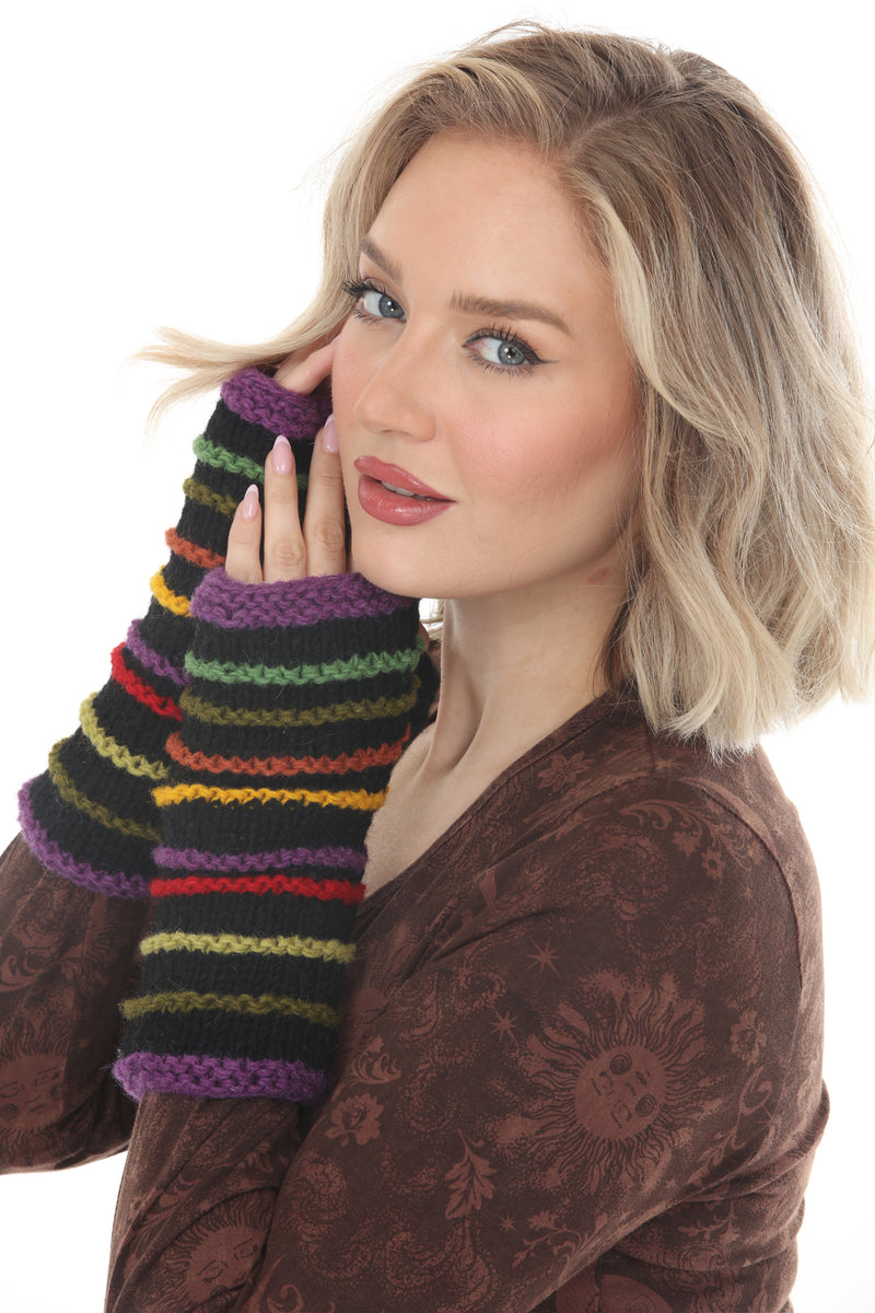 Sediment Rainbow Armwarmers