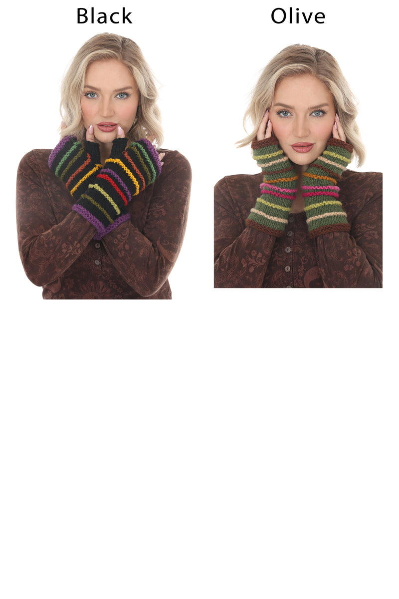 Sediment Rainbow Armwarmers
