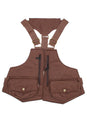 Load image into Gallery viewer, Steampunk Zip Pocket Canvas Vest Bag-One Size
