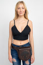 Load image into Gallery viewer, Applique Leather Belt Bag
