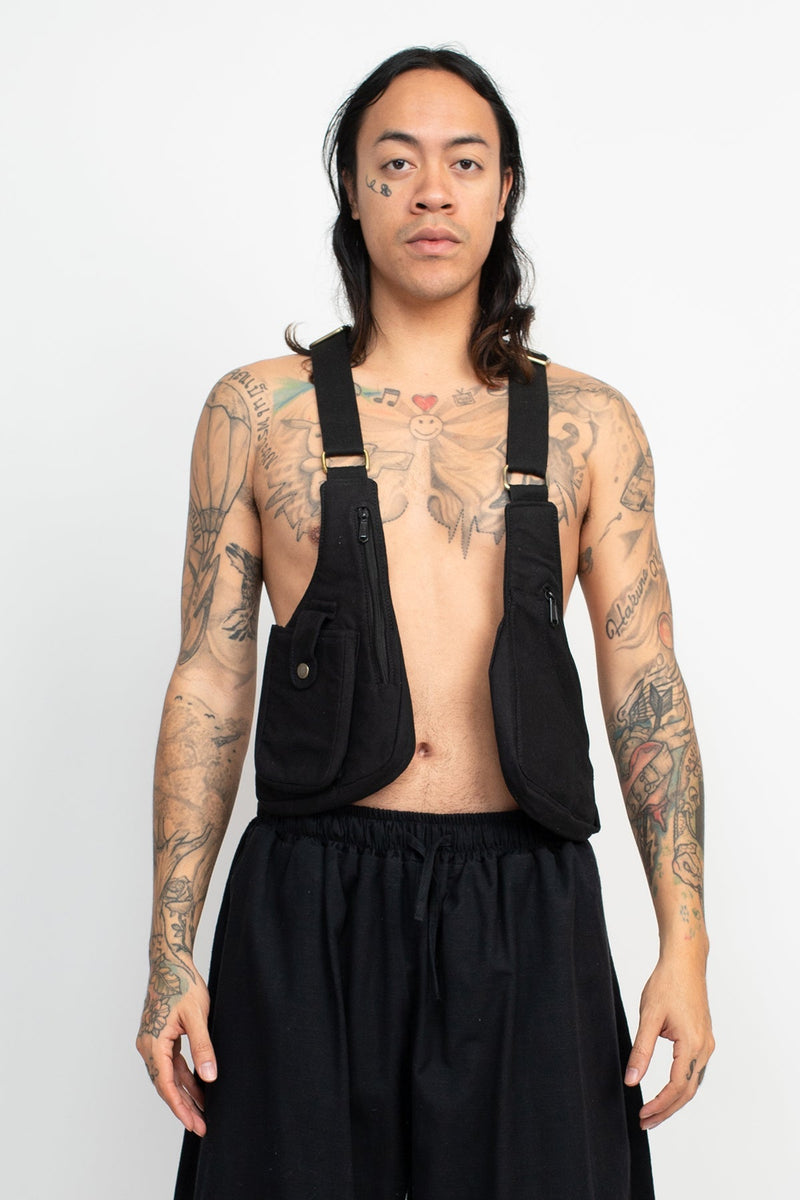 Curved Canvas Festival Vest