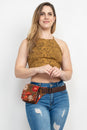 Load image into Gallery viewer, Mushroom Kantha Belt Bag
