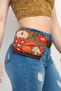 Load image into Gallery viewer, Mushroom Kantha Belt Bag
