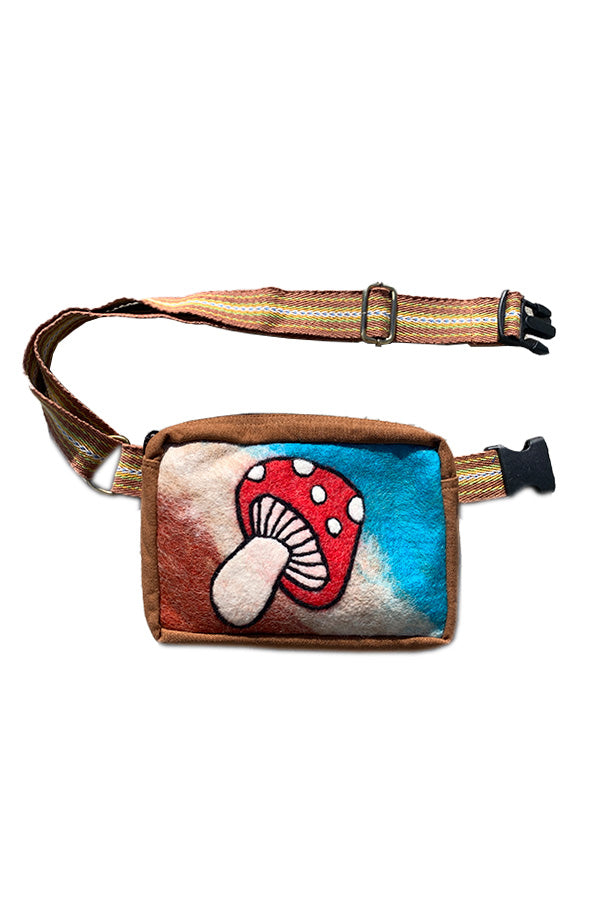 Felt Deco Boho Travelers Belt Bag