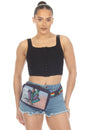 Load image into Gallery viewer, Felt Deco Boho Travelers Belt Bag
