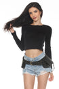 Load image into Gallery viewer, Leaf Pixie Leather Belt Bag
