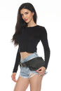 Load image into Gallery viewer, Leaf Pixie Leather Belt Bag
