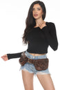 Load image into Gallery viewer, Antique Studs Leather Belt Bag
