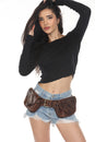 Load image into Gallery viewer, Antique Studs Leather Belt Bag
