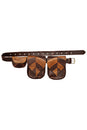 Load image into Gallery viewer, Falling Leaves Leather Belt Bag
