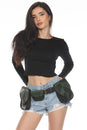 Load image into Gallery viewer, Falling Leaves Leather Belt Bag
