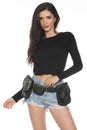 Load image into Gallery viewer, Falling Leaves Leather Belt Bag
